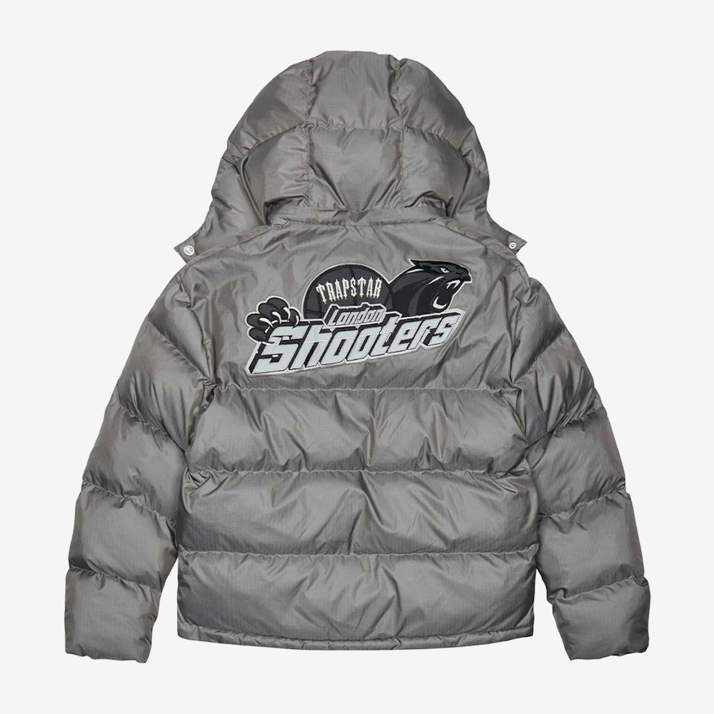 Shooters Hooded Puffer Grey