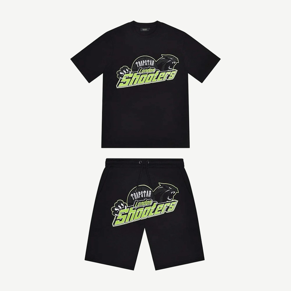 Shooters Short Set Black Slime