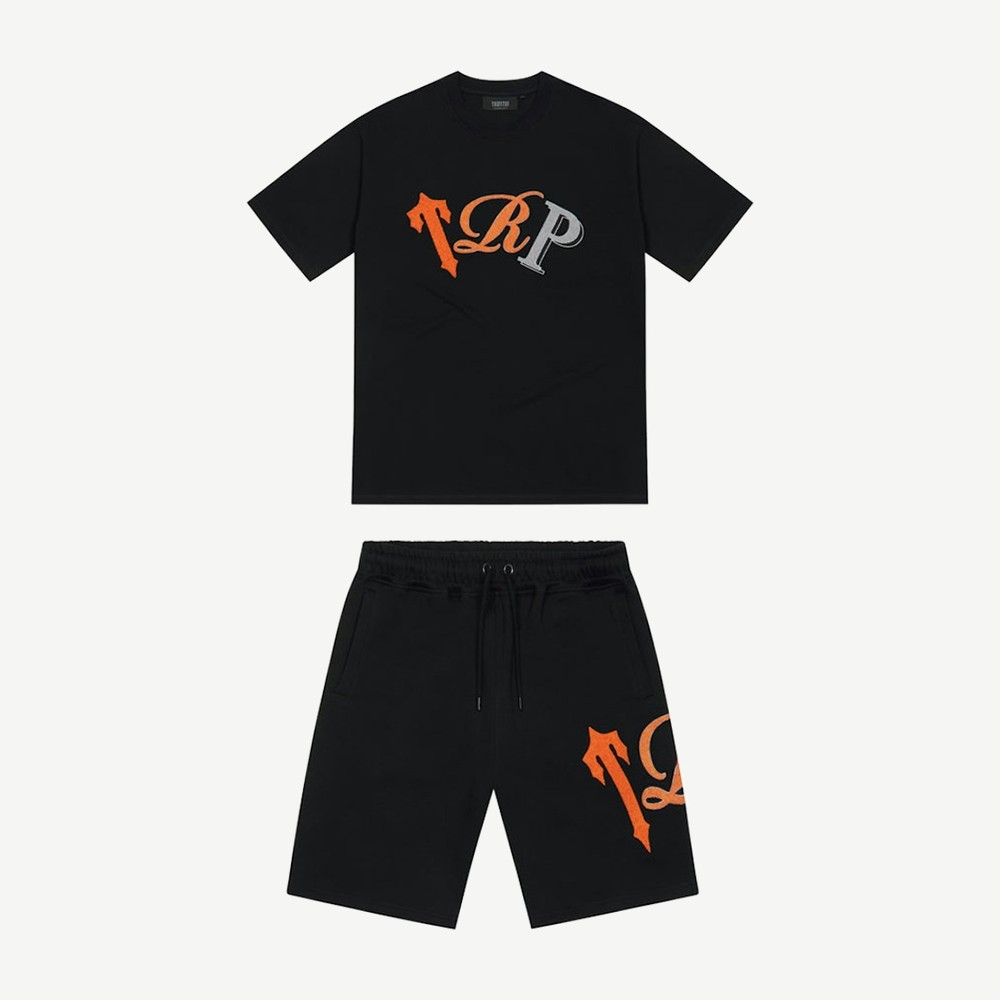 Trp Short Set Black Orange
