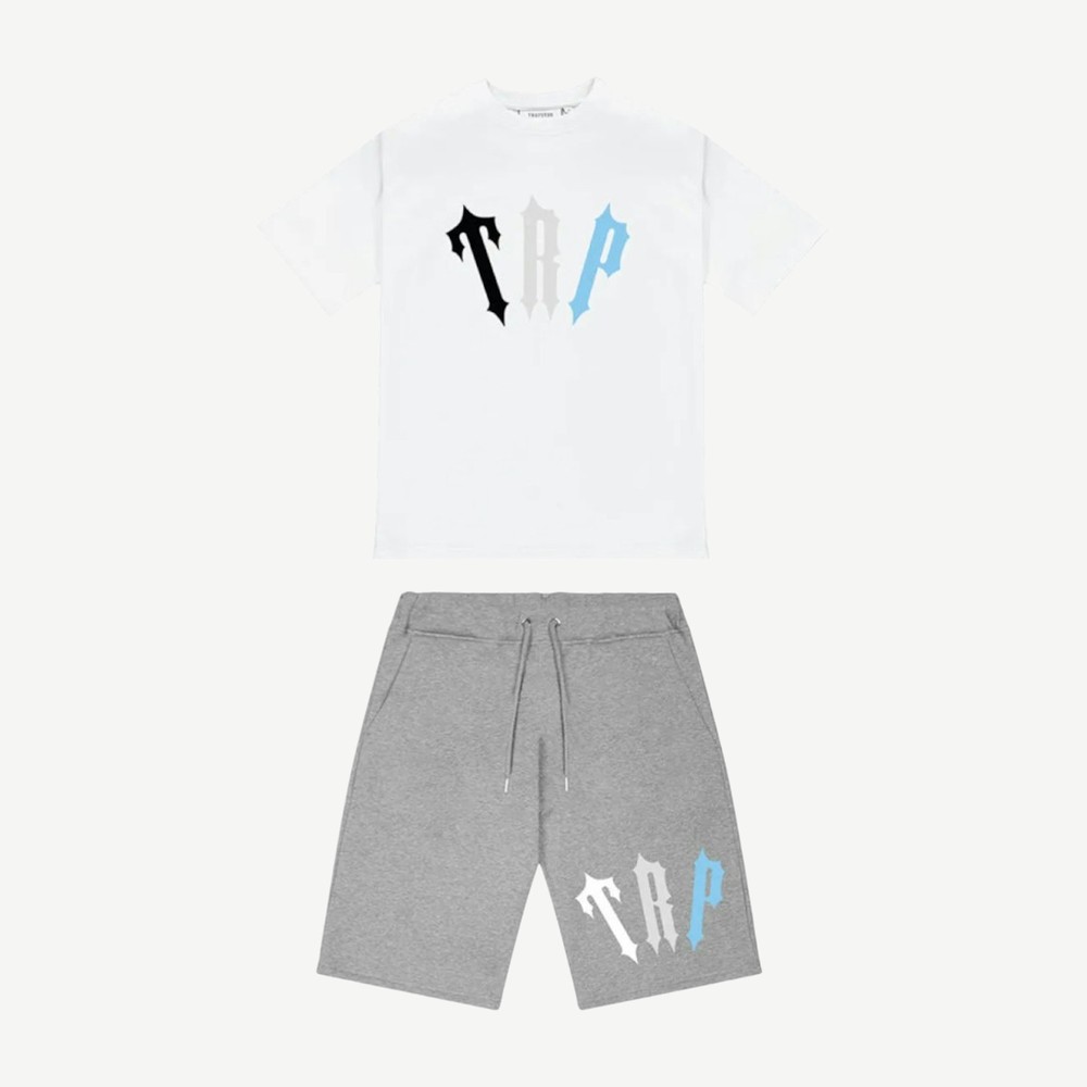 Trp Shorts Set White Ice