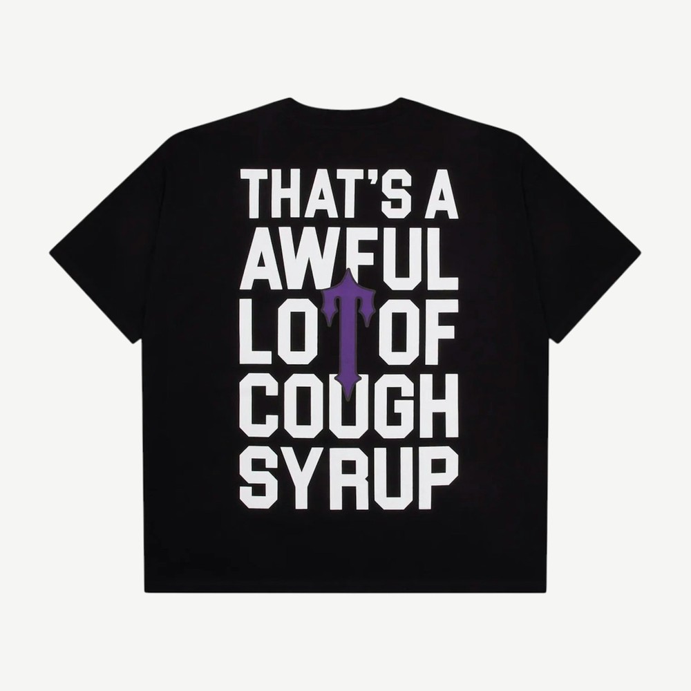 X Cough Syrup Irongate T Shirt Black