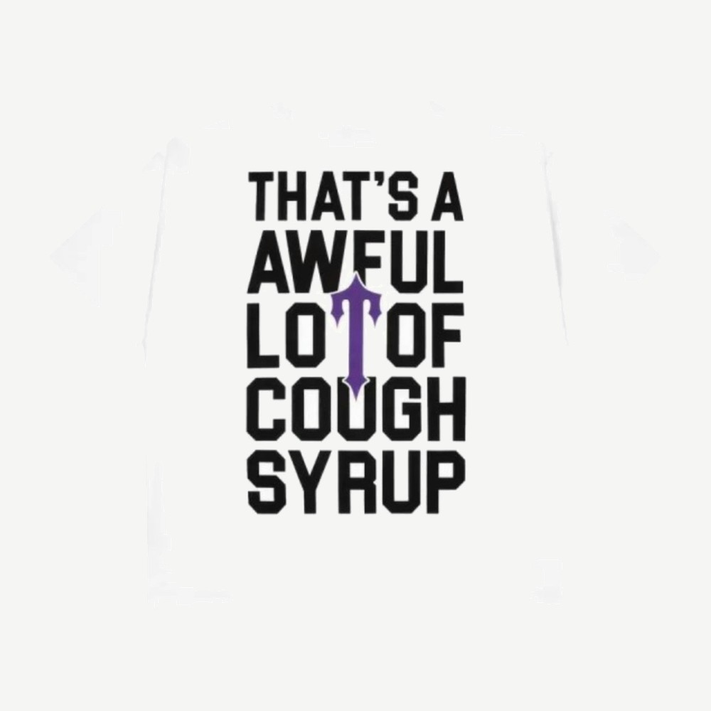 X Cough Syrup Irongate T Shirt White