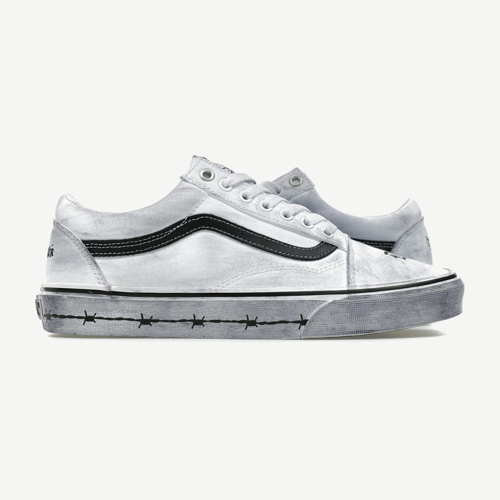 Old Skool Travis Barker Dues Paid White