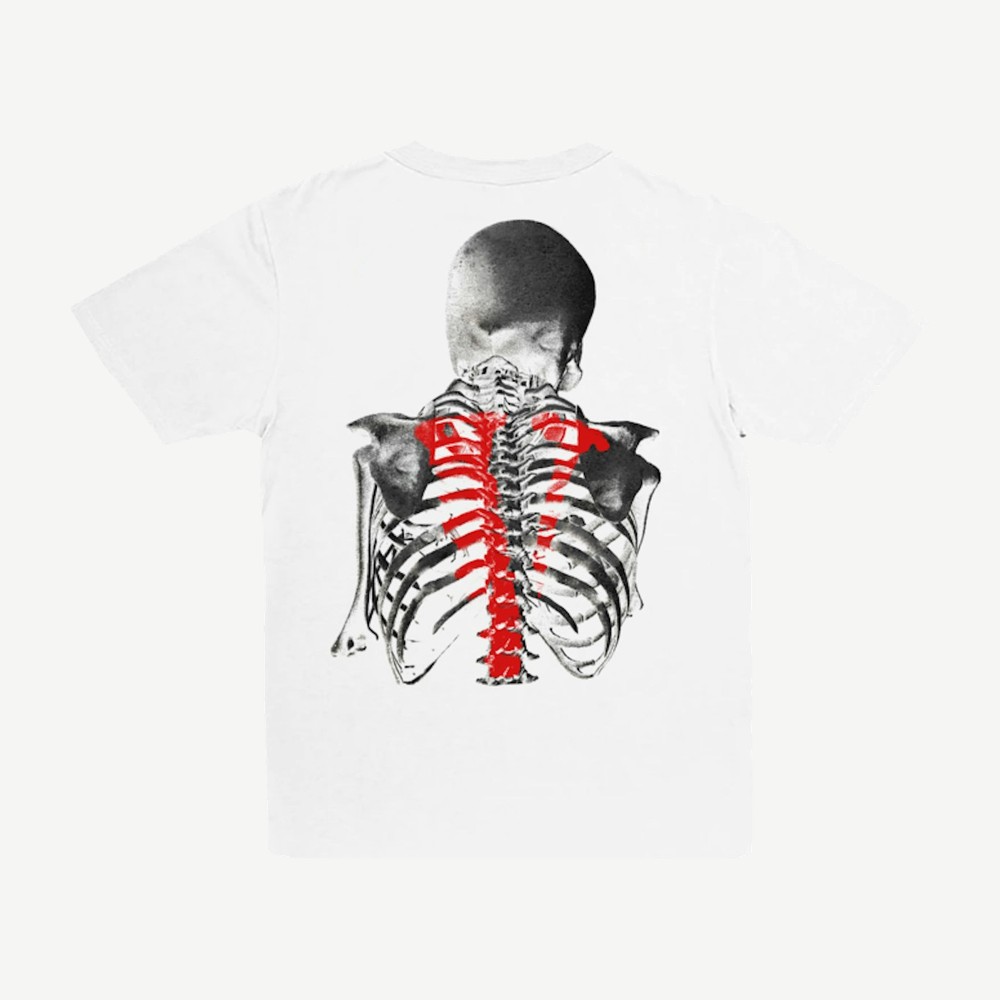 X Never Broke Again Bones T Shirt White