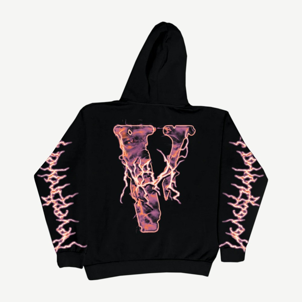 X Never Broke Again Eyes Hoodie Black