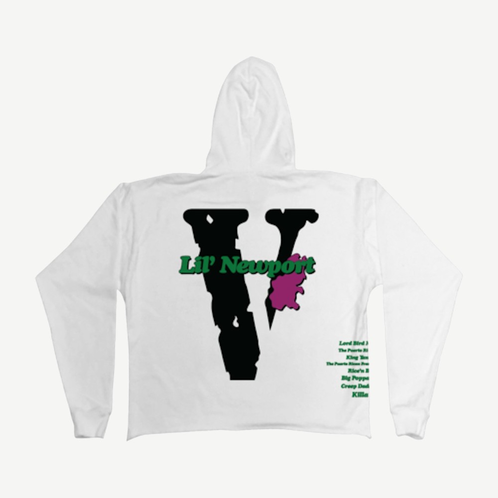 Yams Day Lil Newport Hoodie White